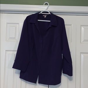 Button up front dress shirt